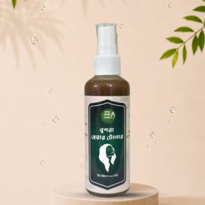বুশরা হেয়ার টোনার ১০০ মিলি | চুল পড়া কমান, নতুন চুল গজাতে সাহায্য করে